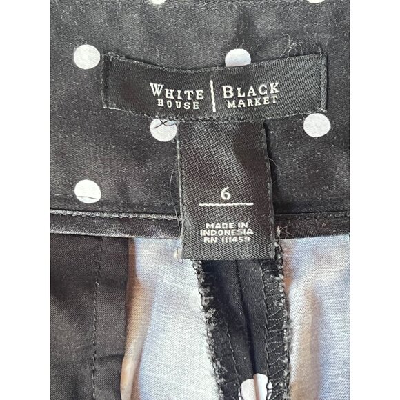 White House Black Market Womens Polka Dot Shorts Size 6 - Picture 3 of 6